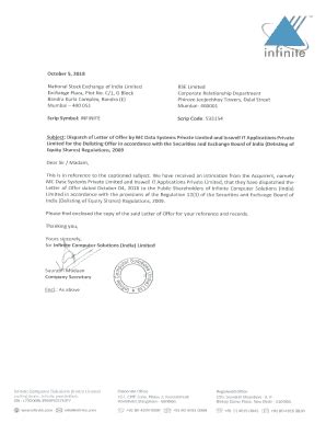 infinite computer solutions buyback offer.